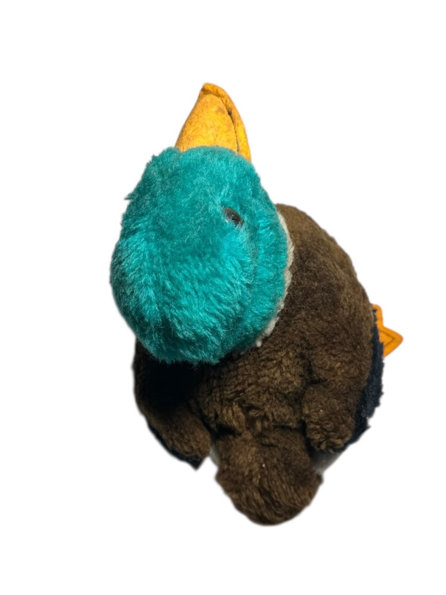 R. Dakin Plush Mallard Duck 5.5” Ground Nutshell Filled Stuffed Animal - 1977 - Plushies - ThrowbackBuys - Abunnysvintageco