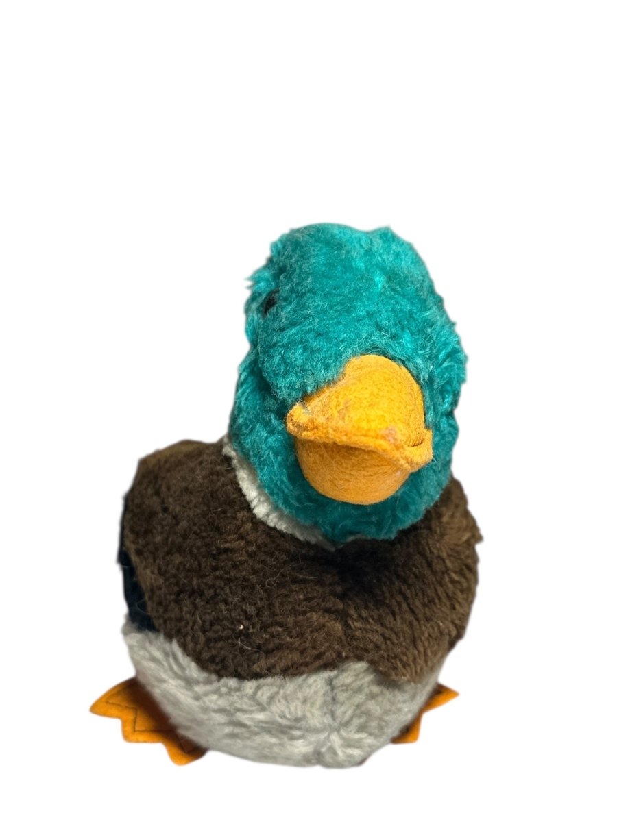 R. Dakin Plush Mallard Duck 5.5” Ground Nutshell Filled Stuffed Animal - 1977 - Plushies - ThrowbackBuys - Abunnysvintageco