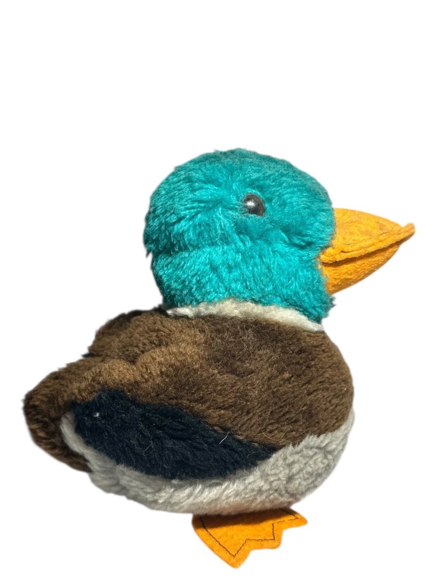 R. Dakin Plush Mallard Duck 5.5” Ground Nutshell Filled Stuffed Animal - 1977 - Plushies - ThrowbackBuys - Abunnysvintageco