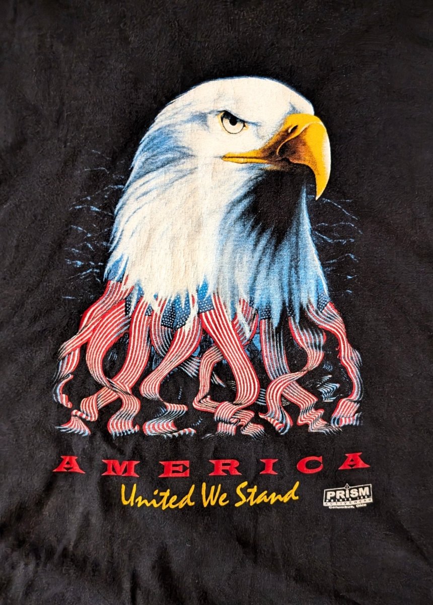 Retro Bald Eagle Long Sleeve Shirt - Long Sleeve T-Shirt - ThrowbackBuys - Shiznit