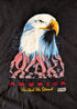 Retro Bald Eagle Long Sleeve Shirt - Long Sleeve T-Shirt - ThrowbackBuys - Shiznit