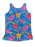 Retro Floral Tank Top - Tank Tops - ThrowbackBuys - Shiznit