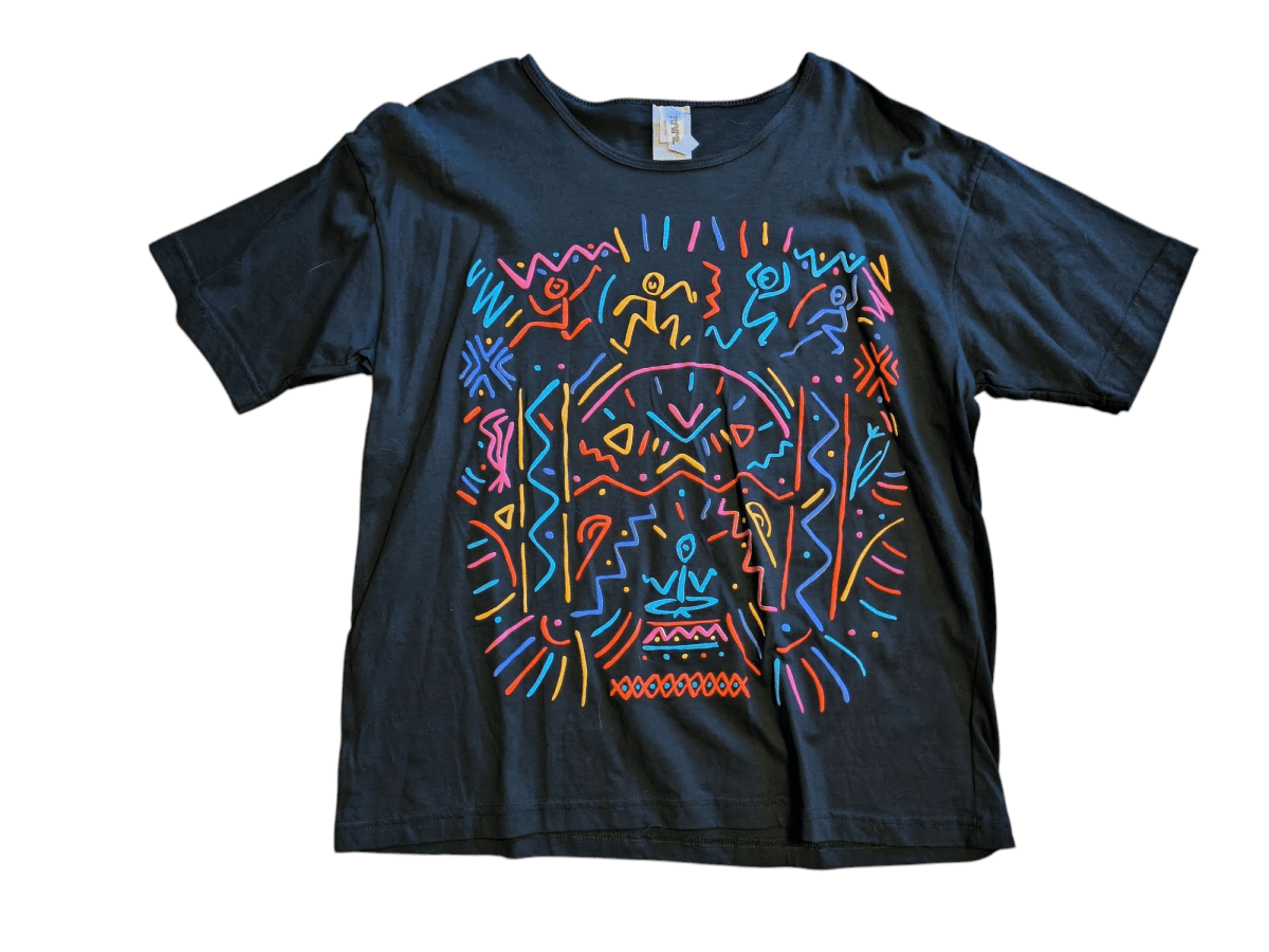 Retro Keith Haring Style Tee - T-Shirts - ThrowbackBuys - Shiznit