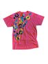 Retro Oneita Pink Glitter Shapes Shirt - T-Shirts - ThrowbackBuys - Shiznit