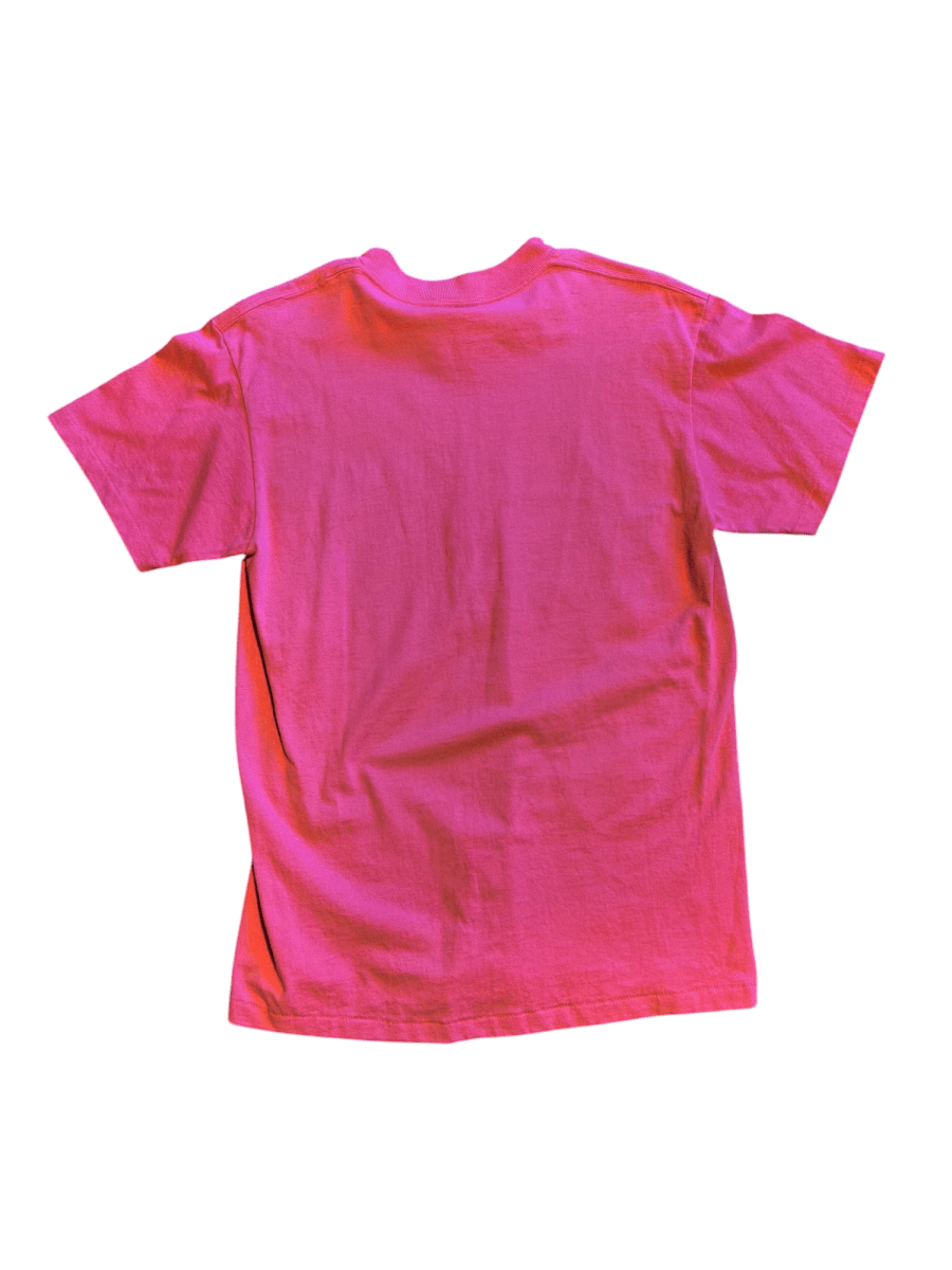 Retro Oneita Pink Glitter Shapes Shirt - T-Shirts - ThrowbackBuys - Shiznit