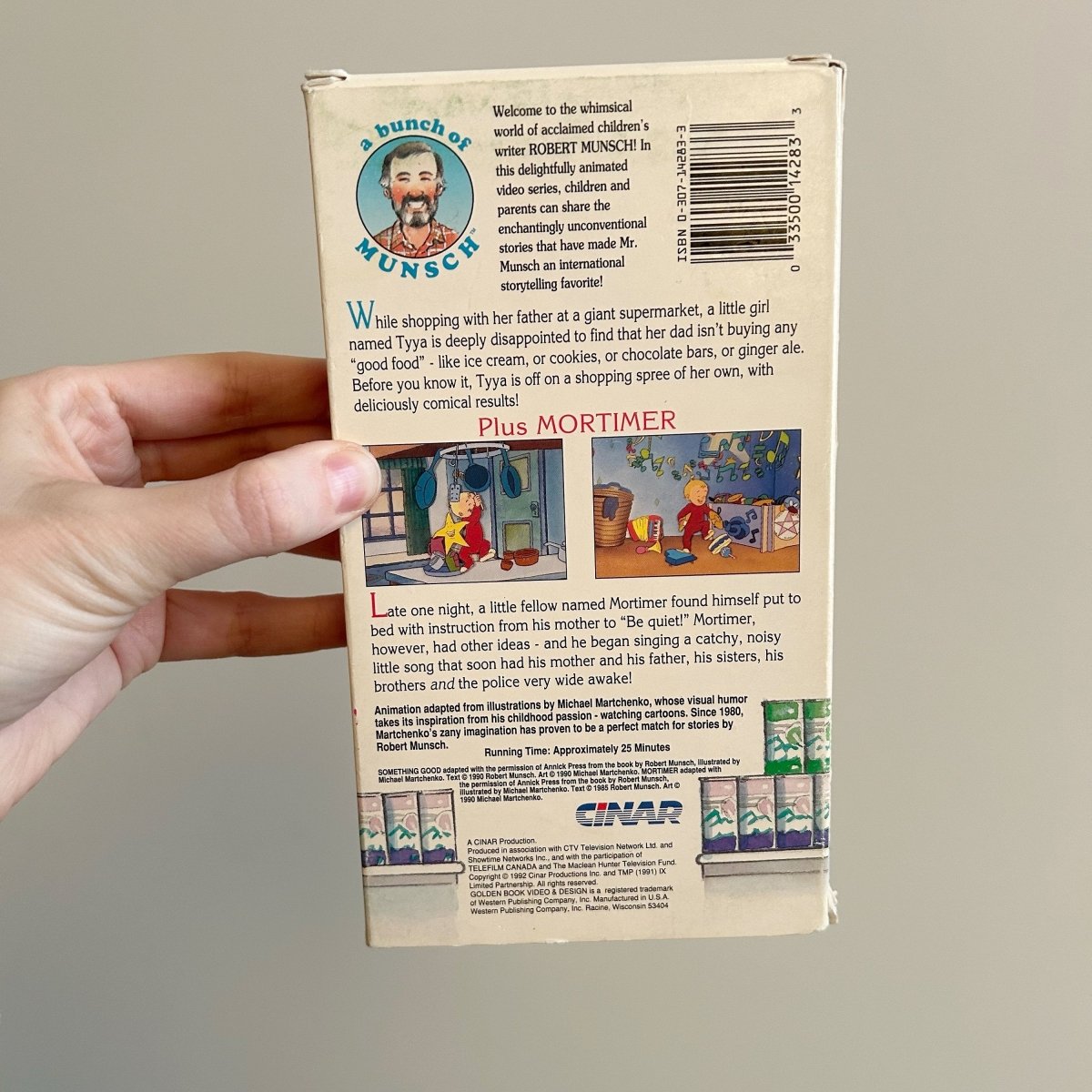 Robert Munsch Something Good Mortimer VHS 1992 Vintage - Movies - ThrowbackBuys - NostalgicEpisodes