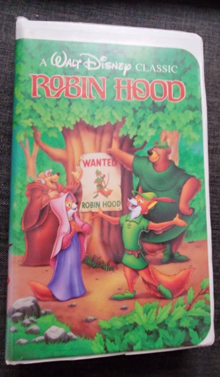 Robin Hood VHS Tape Clamshell - VHS - ThrowbackBuys - Amanda's Awesome Finds