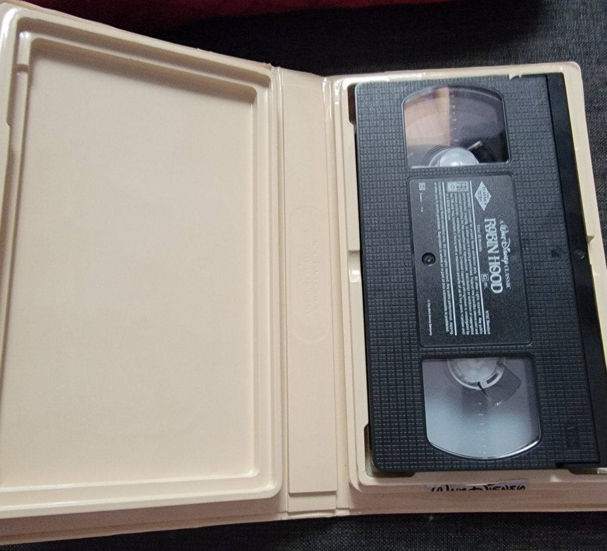 Robin Hood VHS Tape Clamshell - VHS - ThrowbackBuys - Amanda's Awesome Finds