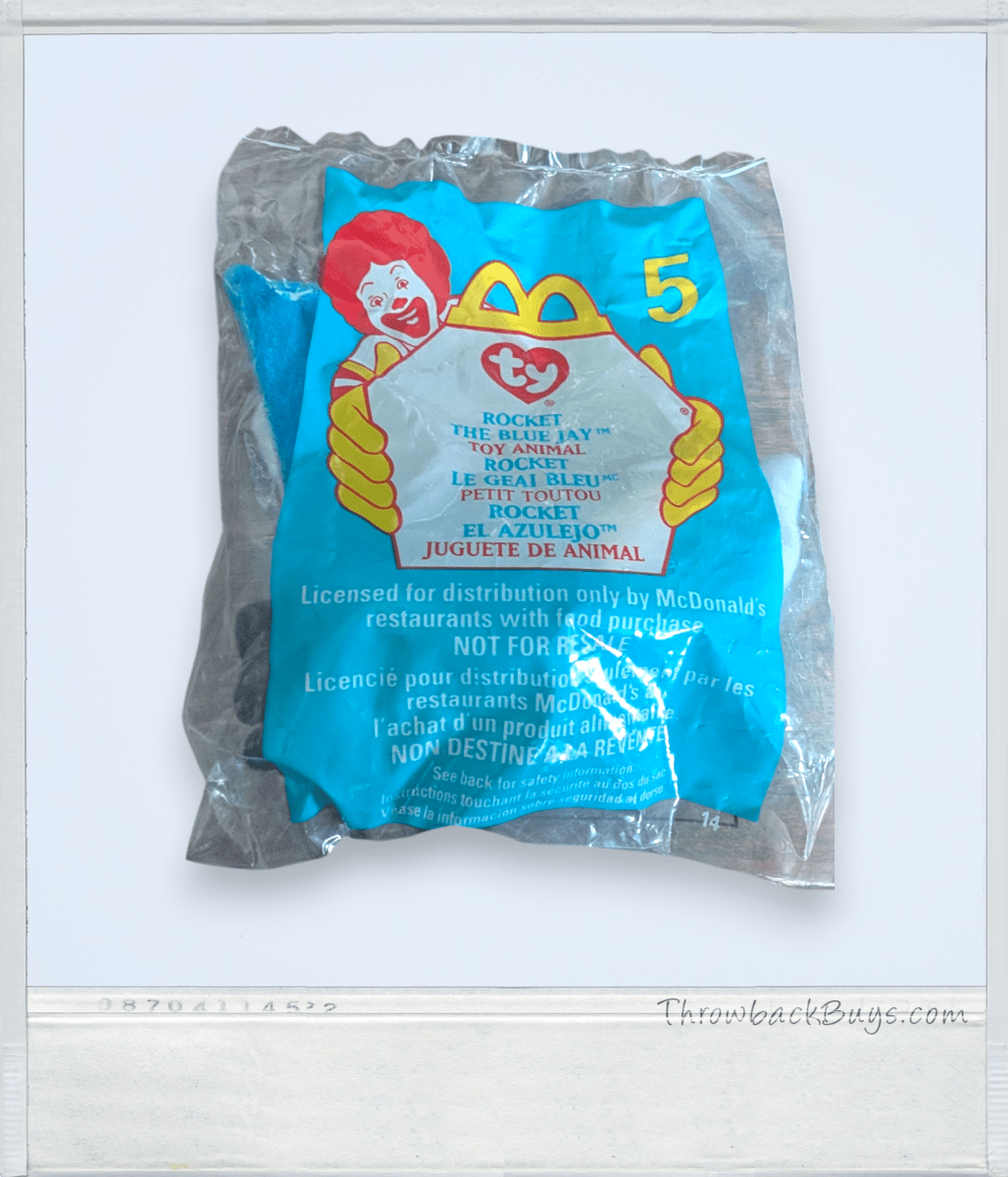 Rocket - Ty Teenie Beanie Baby - McDonald's 5 - 1999 - Collectible Toys - ThrowbackBuys - Slaqr Retro Gaming & Collectibles