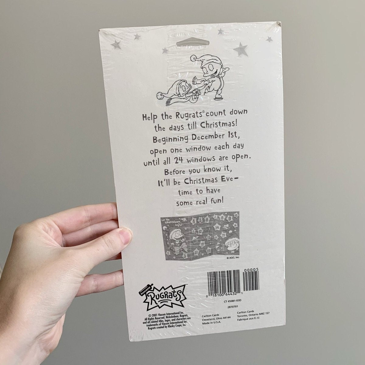 Rugrats Christmas Countdown Calendar 2001 Vintage - Memorabilia - ThrowbackBuys - NostalgicEpisodes