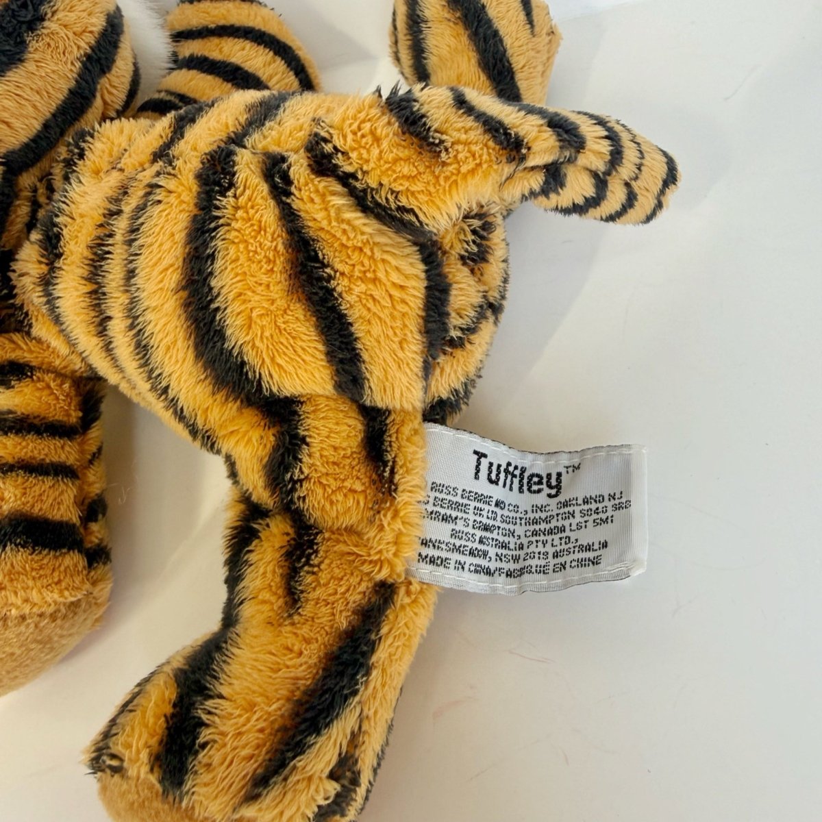 Russ Berrie Tuffley Tiger Plush Big Eyes Peepers - Plushies - ThrowbackBuys - Nostalgicepisodes