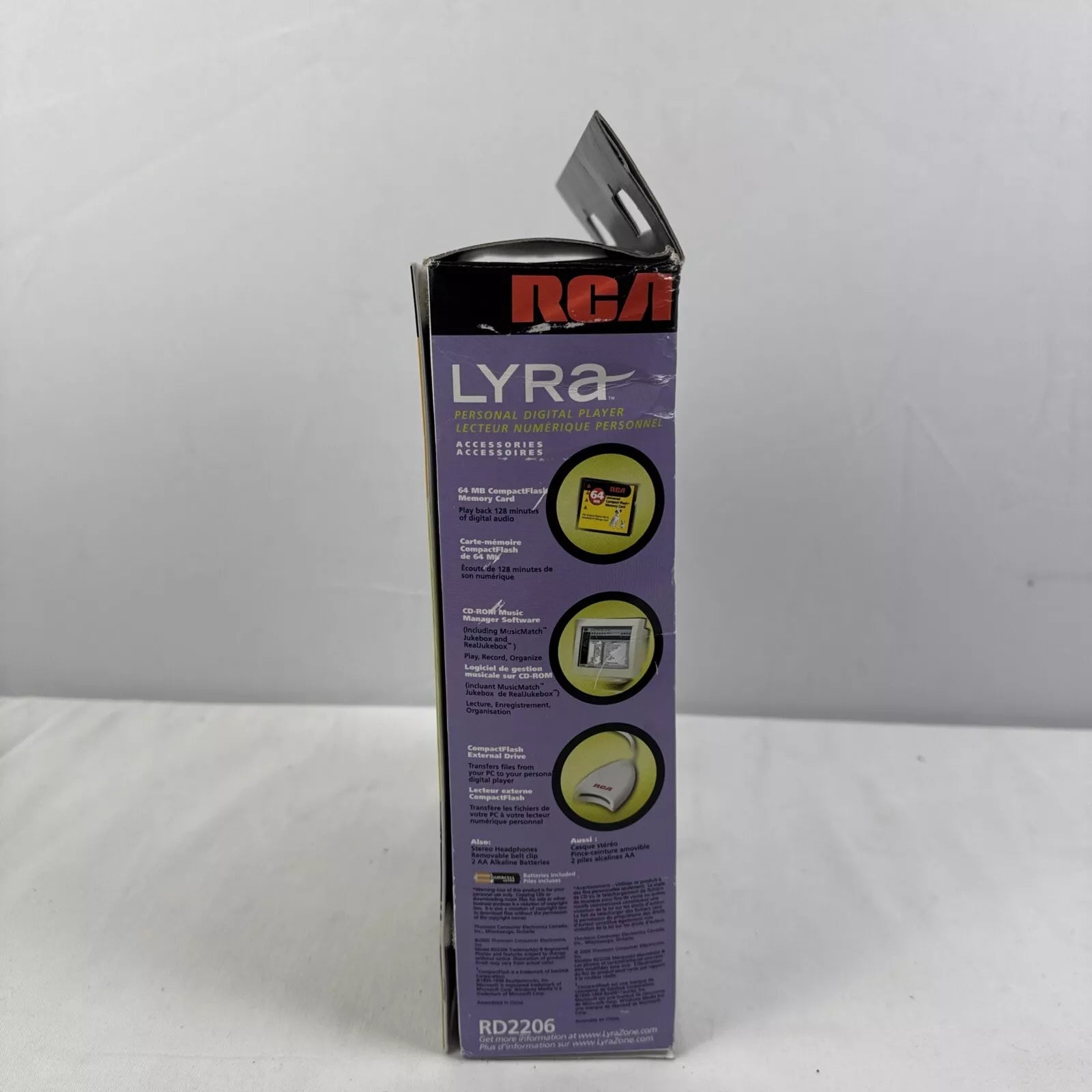 2000 - RCA Lyra Personal Digital Player MP3 Player RD2206 NEW