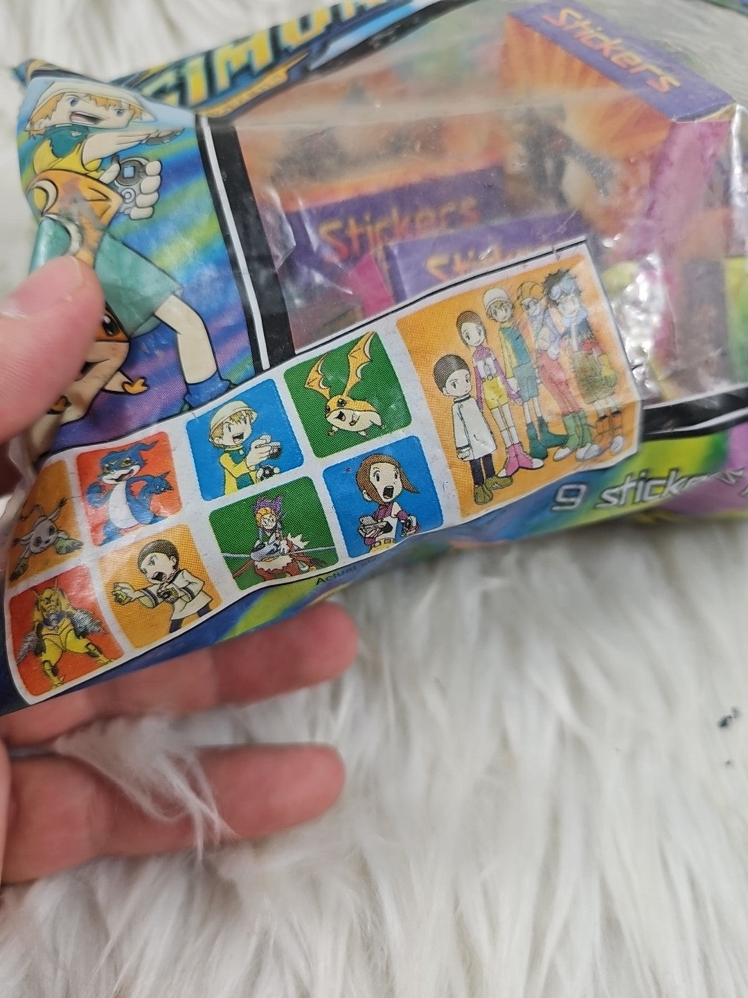 2001 -  Digimon Series 1 "Give Stickers For Halloween", Sealed - RARE