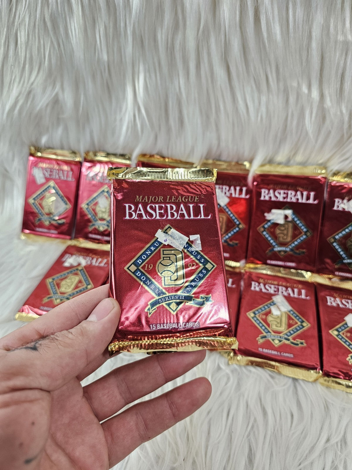 1992 - Donruss Series II Major League Baseball 15 Card Pack - New Factory Sealed