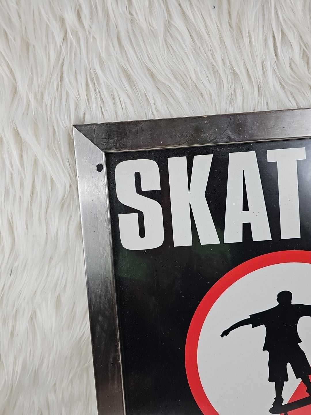 SKATERS ONLY SKATEBOARD AUTHENTIC 2004 POSTER Framed