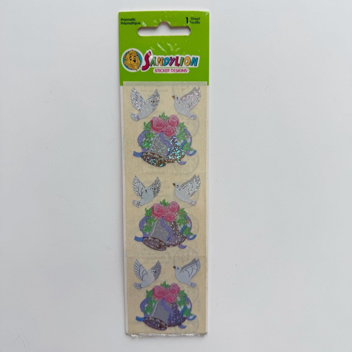 Sandylion Sticker Sheets Prismatic Bears Happy Birthday Wedding Congratulations - Stickers - ThrowbackBuys - NostalgicEpisodes