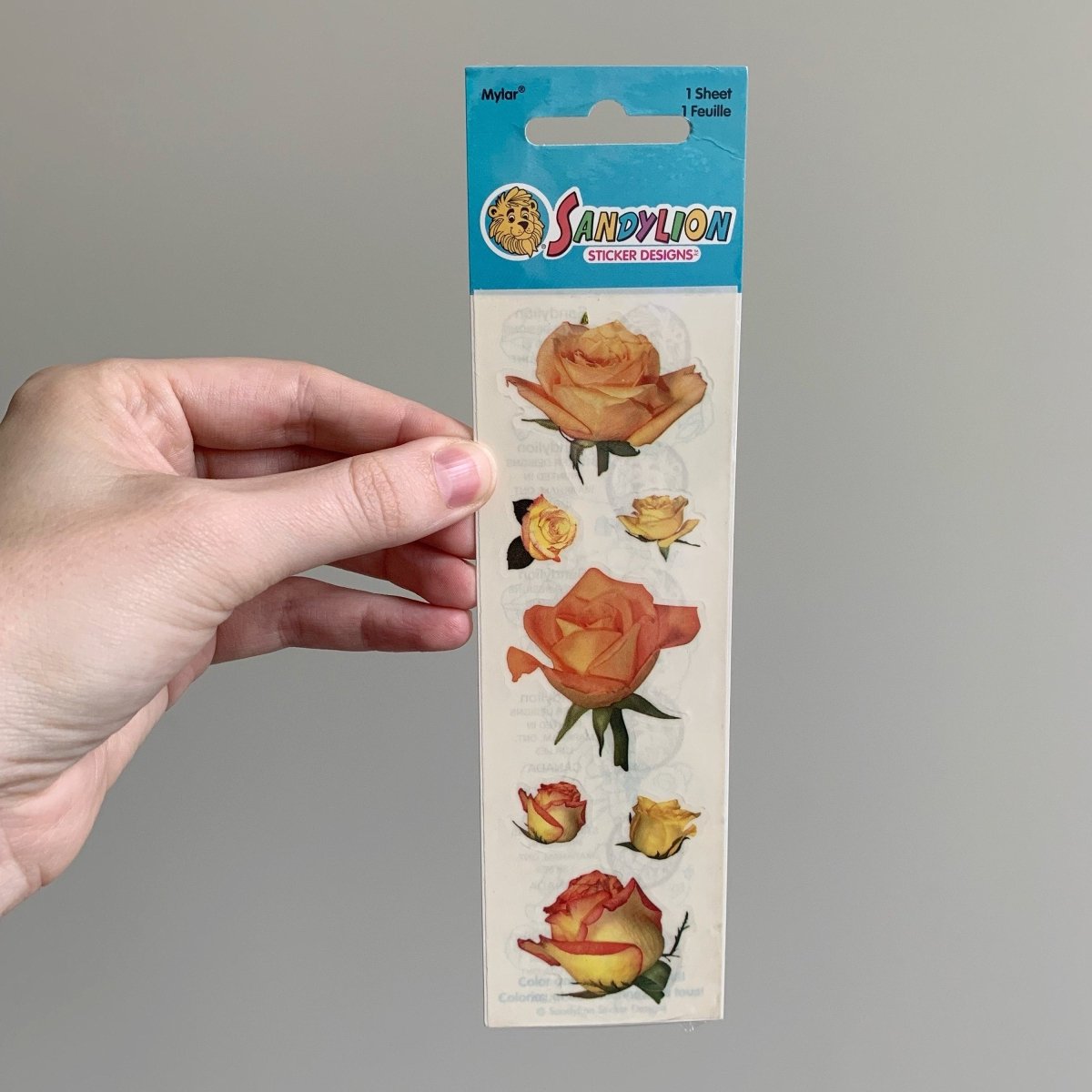 Sandylion Sticker Sheets Vintage Tea Party Ladybug Rose 90's - Memorabilia - ThrowbackBuys - NostalgicEpisodes