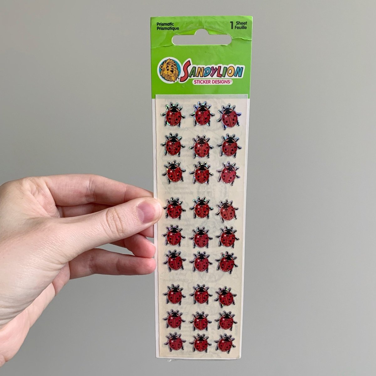 Sandylion Sticker Sheets Vintage Tea Party Ladybug Rose 90's - Memorabilia - ThrowbackBuys - NostalgicEpisodes