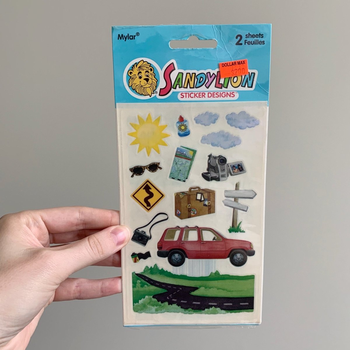 Sandylion Sticker Sheets Vintage Tea Party Ladybug Rose 90's - Memorabilia - ThrowbackBuys - NostalgicEpisodes