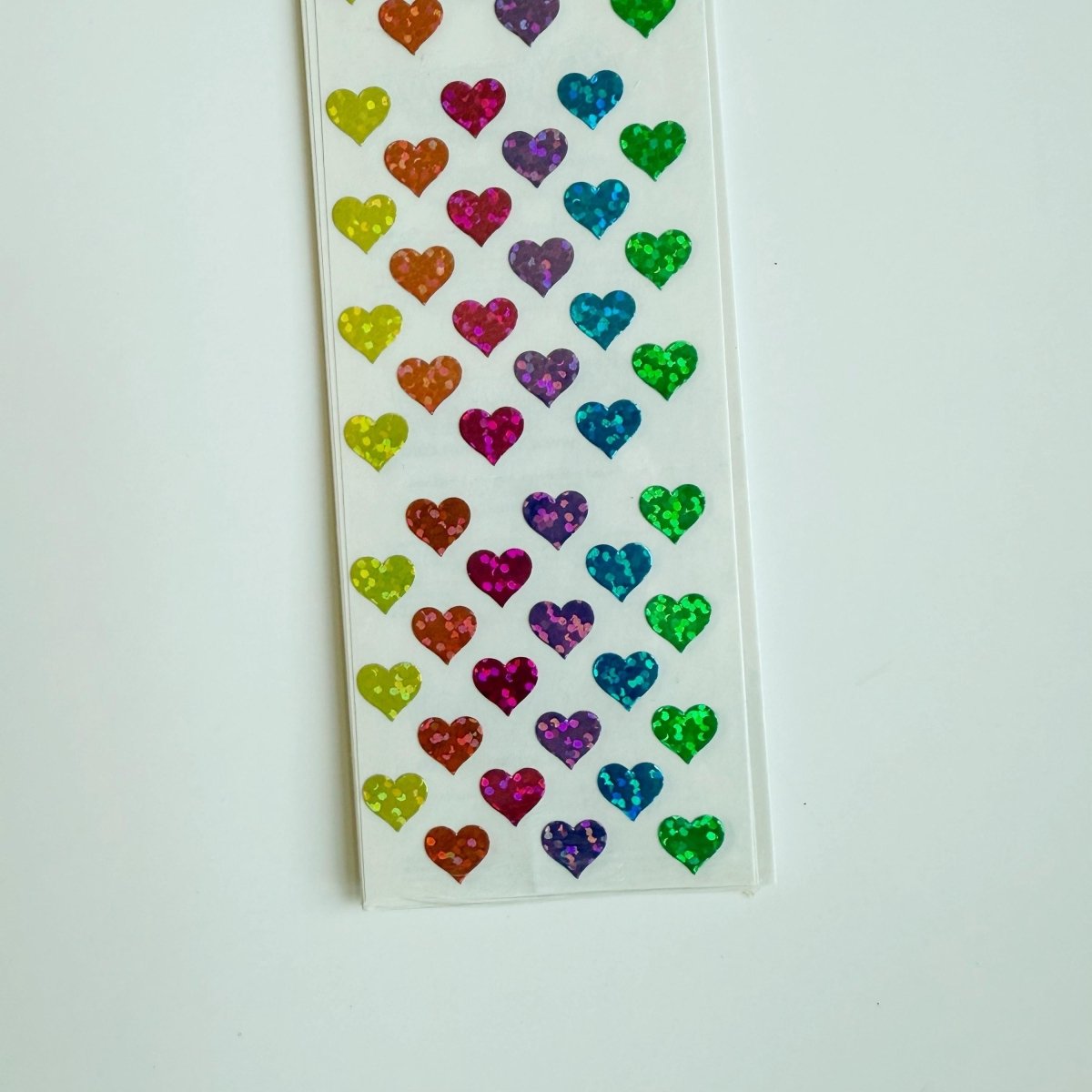 Sandylion Stickers Sheet Prismatic Hearts Bonus 2nd Sheet Sealed - Stickers - ThrowbackBuys - NostalgicEpisodes