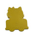 Sanrio Japan Hello Kitty Joy Clip Yellow Plastic Paper Clip - 1976 - Action Figures & Collectibles - ThrowbackBuys - Abunnysvintageco