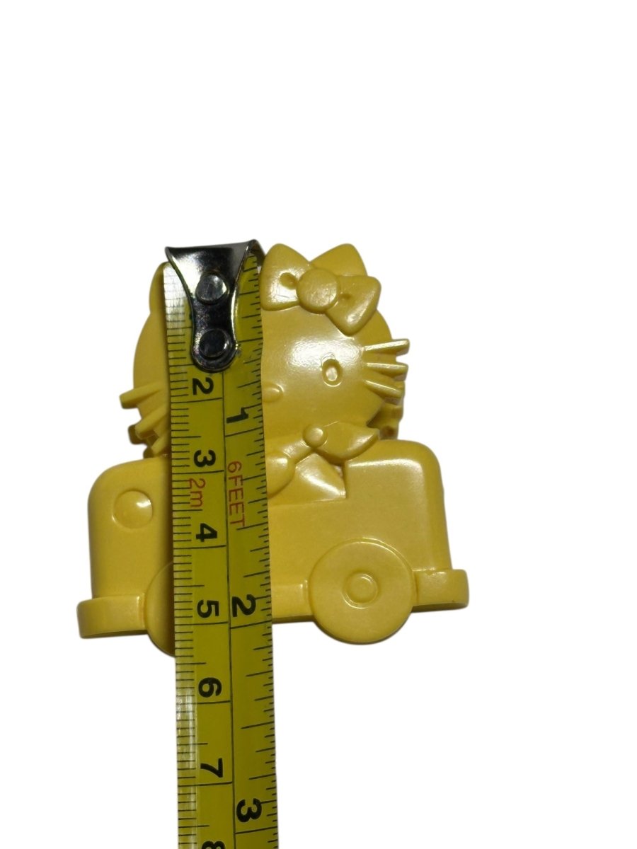Sanrio Japan Hello Kitty Joy Clip Yellow Plastic Paper Clip - 1976 - Action Figures & Collectibles - ThrowbackBuys - Abunnysvintageco