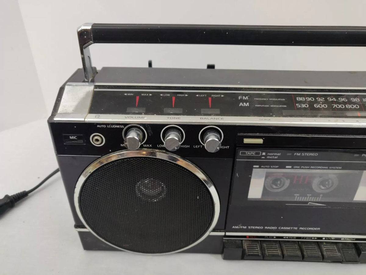 Sanyo Model 7300 Radio w/ Cassette Player - Japan, Vintage, Working - AM/FM Radio - ThrowbackBuys - ResellerDoor