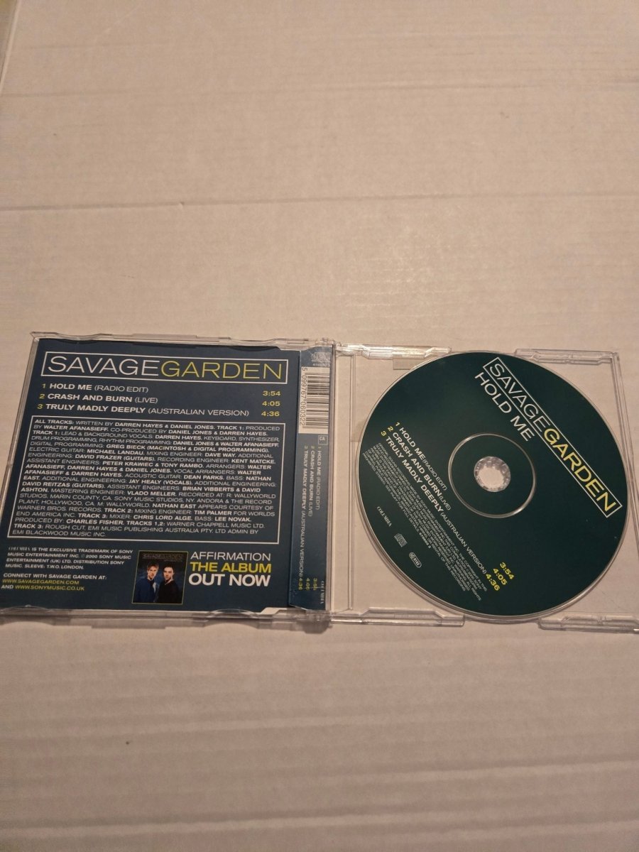Savage Garden Hold Me CD - CDs - ThrowbackBuys -Amanda's Awesome Finds