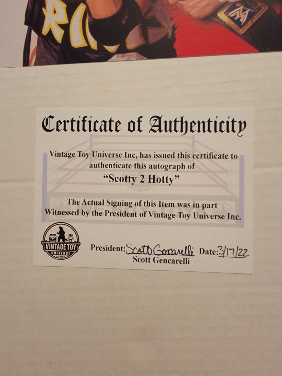 Scotty 2 Hotty and Rikishi Autographed Scotty Photo with COA - Paper Goods - ThrowbackBuys - Amanda's Awesome Finds