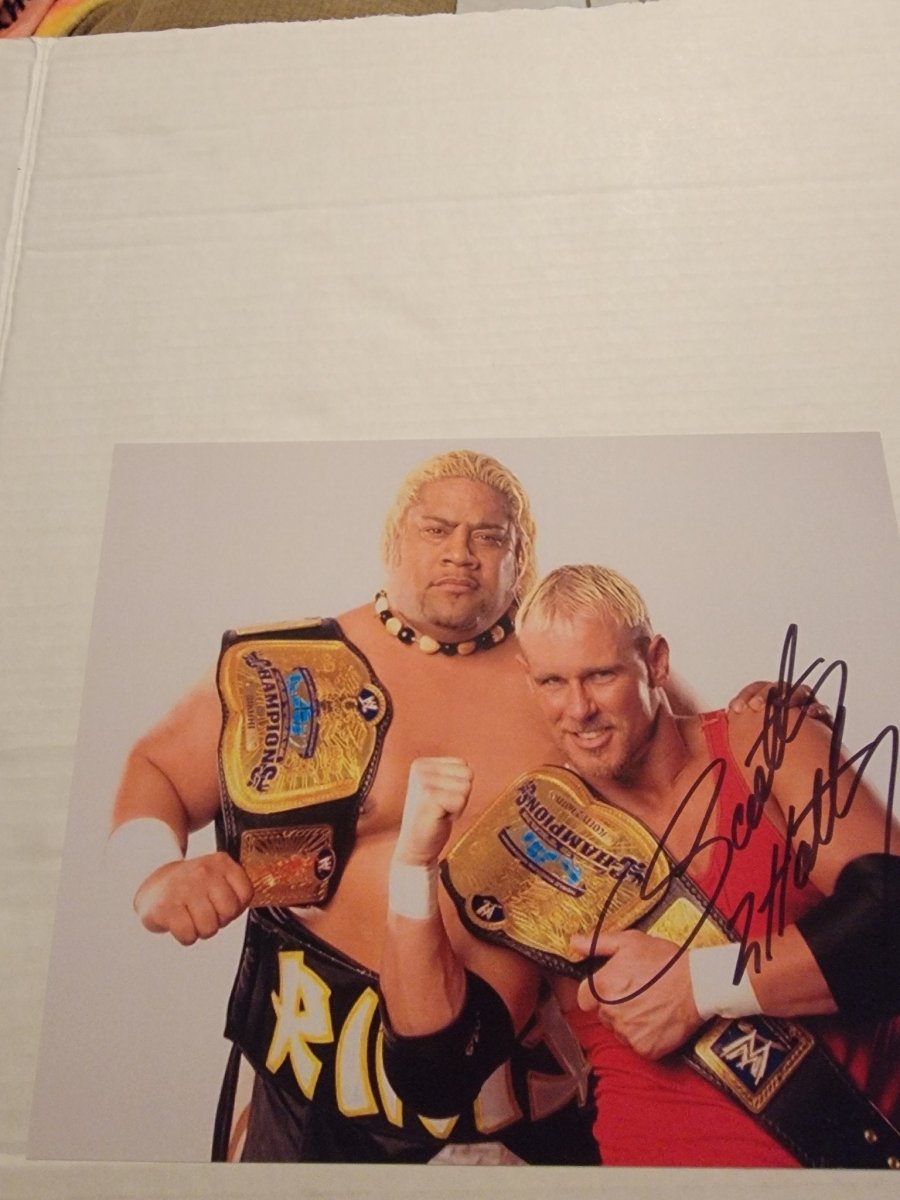Scotty 2 Hotty and Rikishi Autographed Scotty Photo with COA - Paper Goods - ThrowbackBuys - Amanda's Awesome Finds