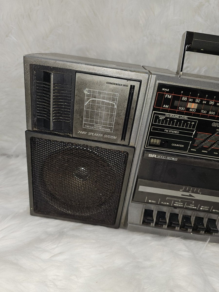 Sears SR 3000 Series Model 564.21932450 Boombox Cassette AM/FM Stereo - Portable Audio - ThrowbackBuys - The Thrifty Gypsyy Shop