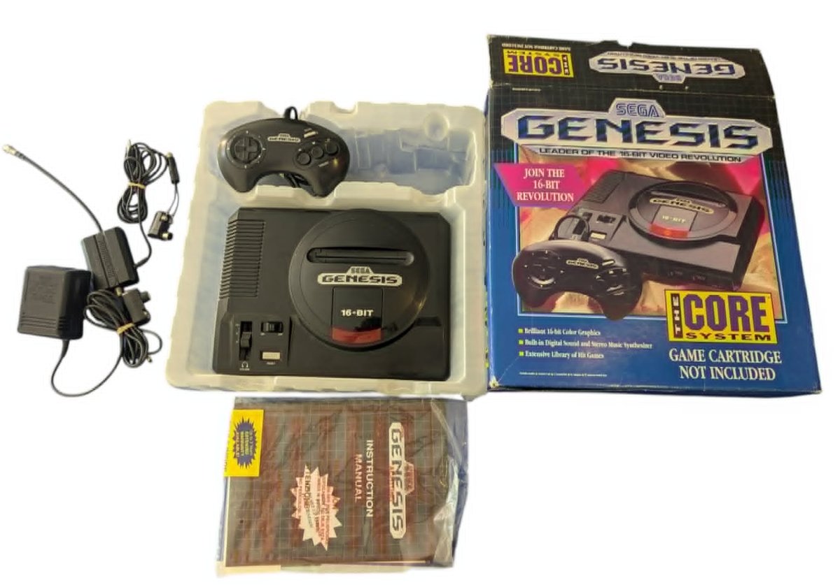 Sega Genesis "Core System" - Complete in Box - Tested/Working - (1992) - Video Games - ThrowbackBuys -Slaqr Retro Gaming & Collectibles