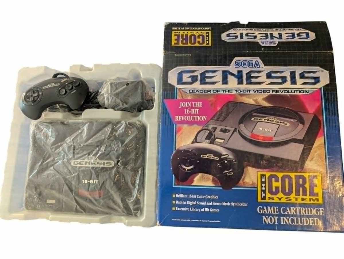 Sega Genesis "Core System" - Complete in Box - Tested/Working - (1992) - Video Games - ThrowbackBuys -Slaqr Retro Gaming & Collectibles