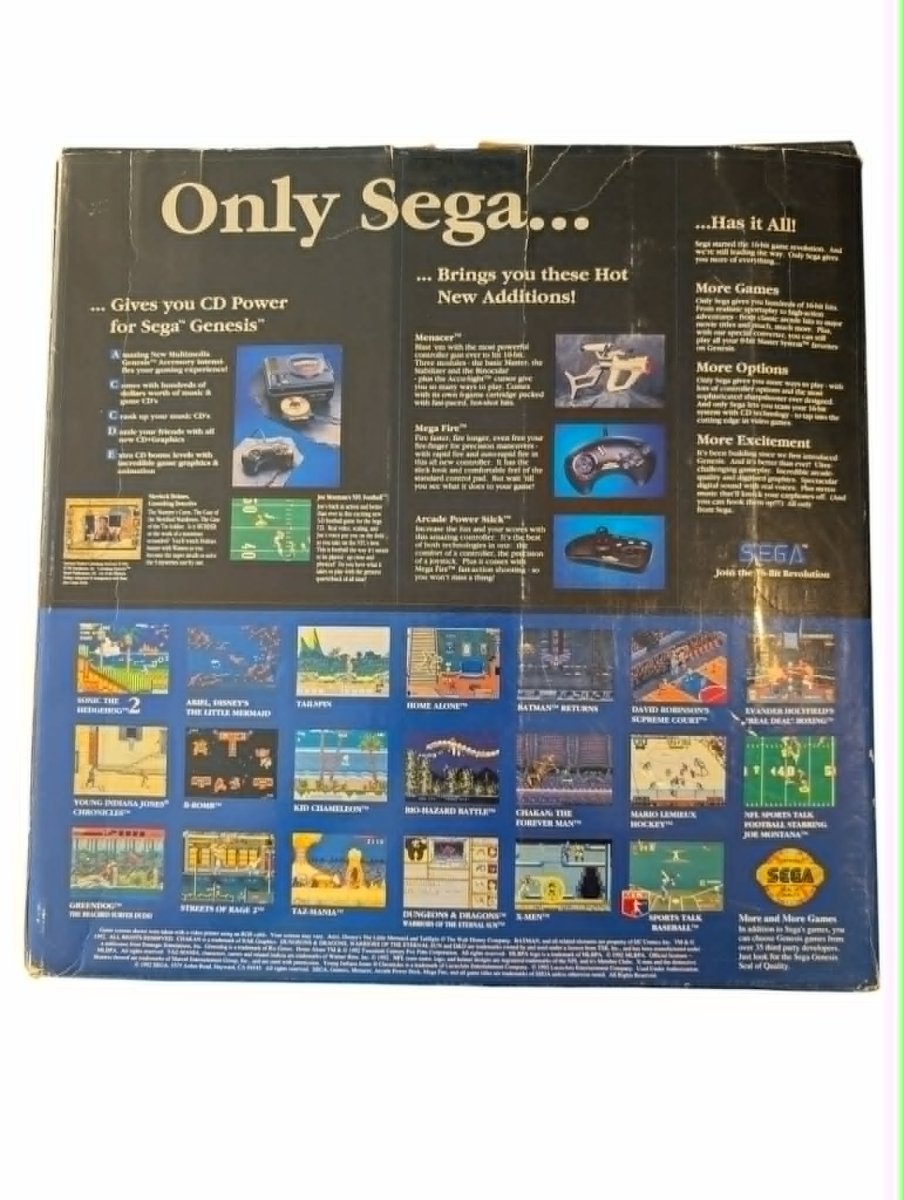 Sega Genesis "Core System" - Complete in Box - Tested/Working - (1992) - Video Games - ThrowbackBuys -Slaqr Retro Gaming & Collectibles