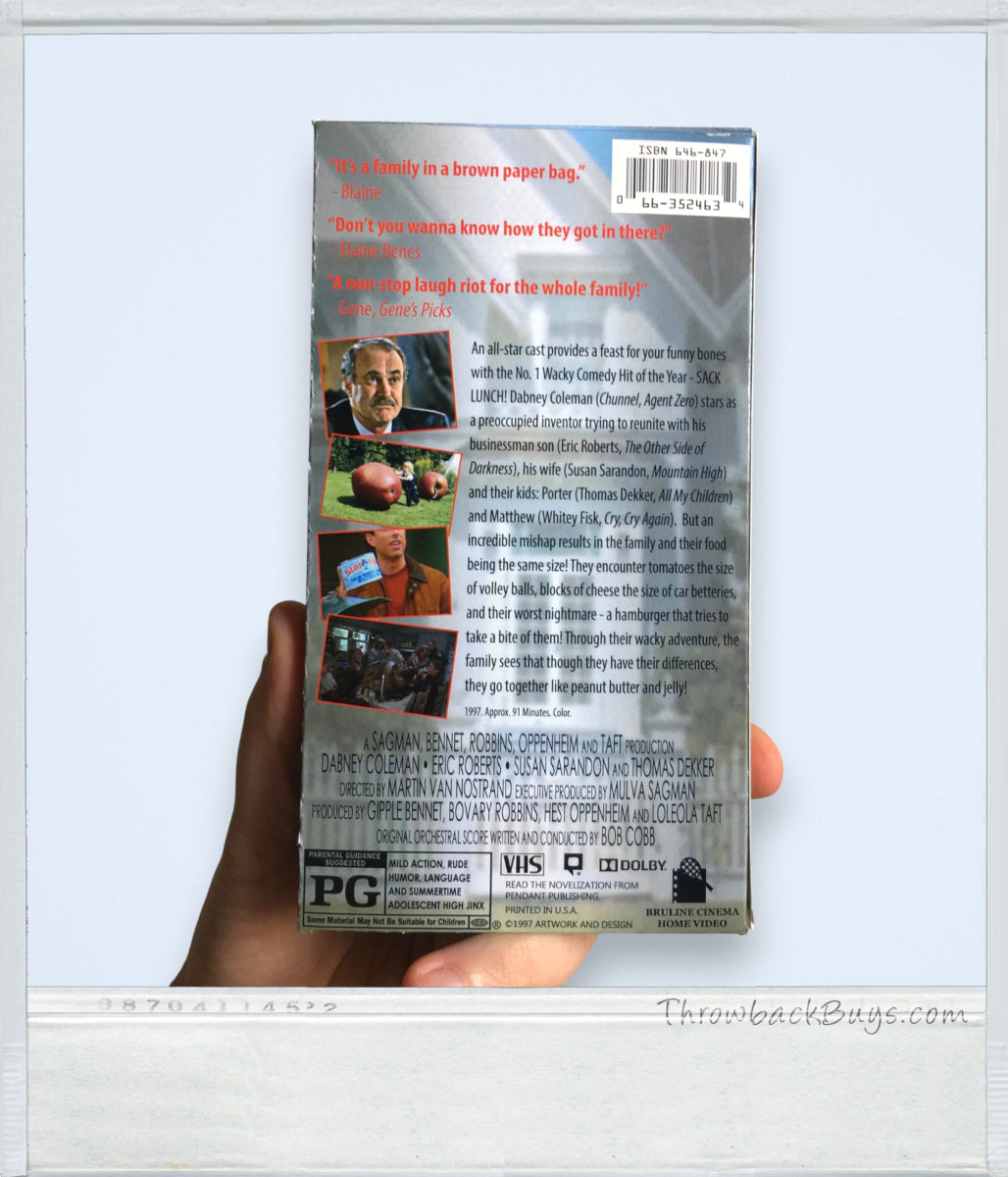 Seinfeld: Sack Lunch Replica VHS Display Tape - VHS - ThrowbackBuys - ChampagneVideo