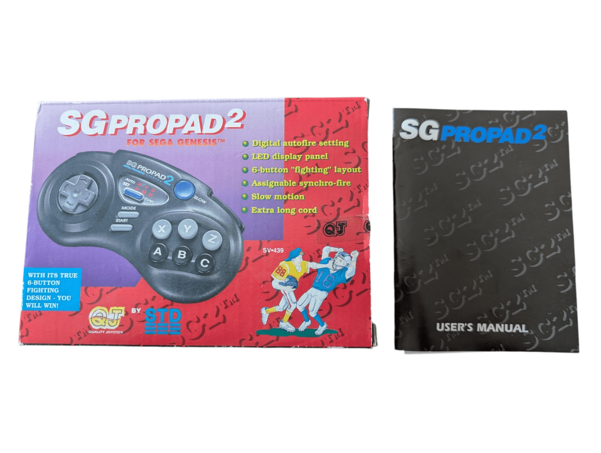 SG ProPad 2 - Box & Manual ONLY - 1994 - Video Game Accessories - ThrowbackBuys - Slaqr Retro Gaming & Collectibles