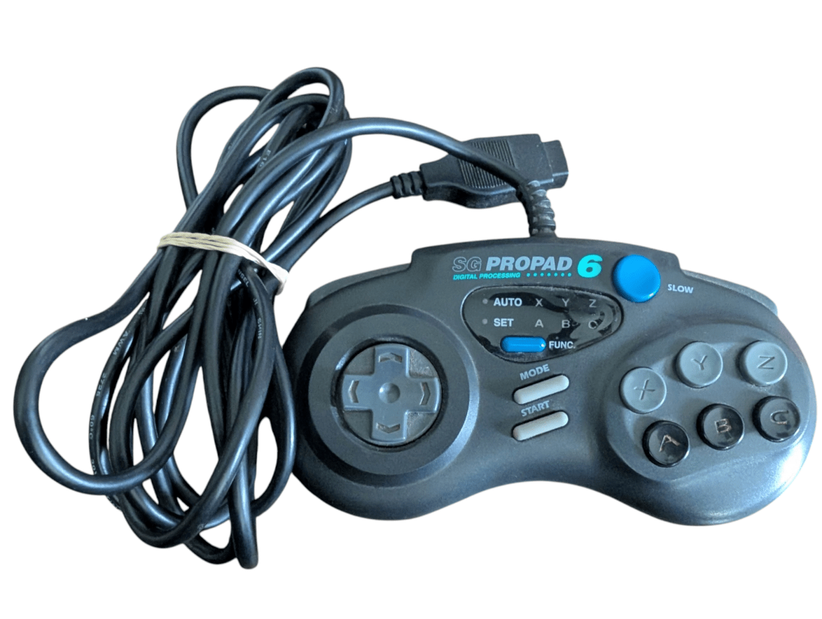 SG ProPad 6 Controller - Sega Genesis - 1994 - Video Game Accessories - ThrowbackBuys - Slaqr Retro Gaming & Collectibles
