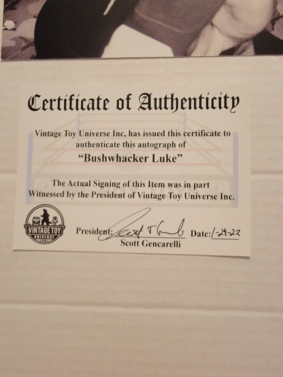 Sheepherders Luke Autographed Photo with COA - Paper Goods - ThrowbackBuys - Amanda's Awesome Finds