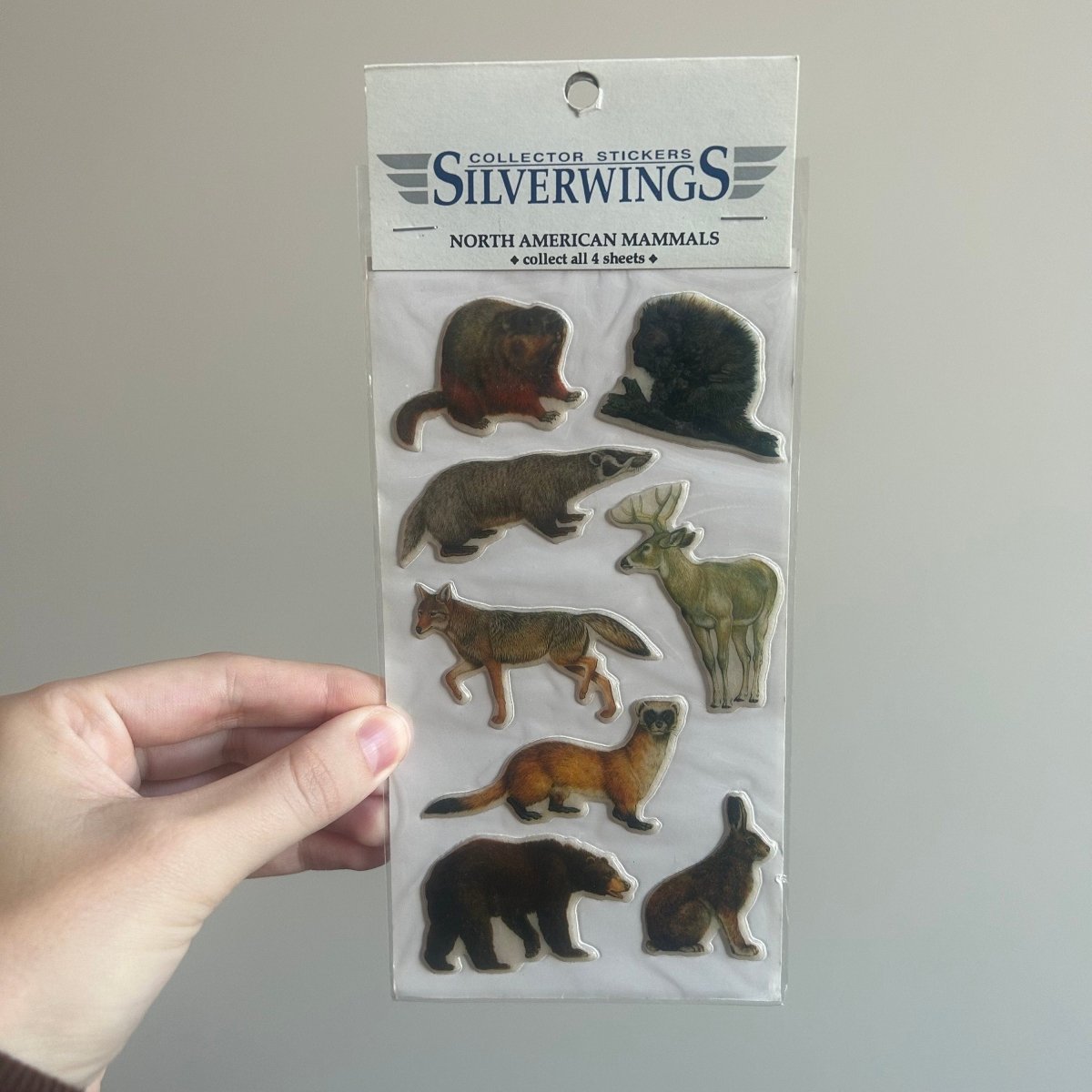 Silverwings Collector Sticker Sheets 1991 Vintage Butterflies Animals Fish - Memorabilia - ThrowbackBuys - NostalgicEpisodes
