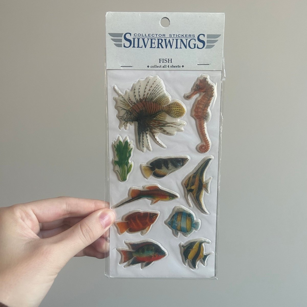 Silverwings Collector Sticker Sheets 1991 Vintage Butterflies Animals Fish - Memorabilia - ThrowbackBuys - NostalgicEpisodes