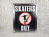 SKATERS ONLY SKATEBOARD AUTHENTIC 2004 POSTER Framed - Posters - ThrowbackBuys - The Thrifty Gypsyy Shop