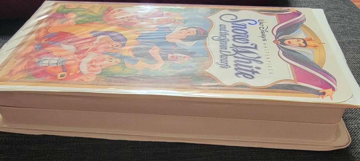 Snow White and the Seven Dwarfs VHS Tape Clamshell - VHS - ThrowbackBuys - Amanda's Awesome Finds
