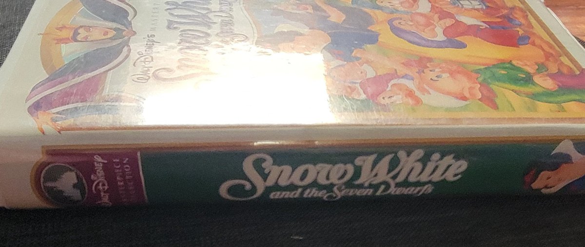 Snow White and the Seven Dwarfs VHS Tape Damaged Clamshell - VHS - ThrowbackBuys - Amanda's Awesome Finds