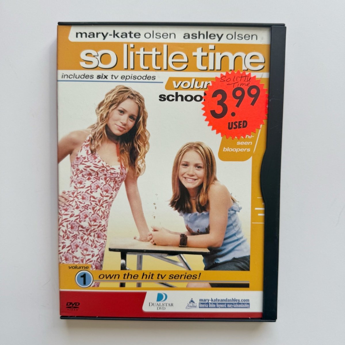 So Little Time Volume One School's Cool DVD Mary - Kate and Ashley 2002 - DVD - ThrowbackBuys - Nostalgicepisodes