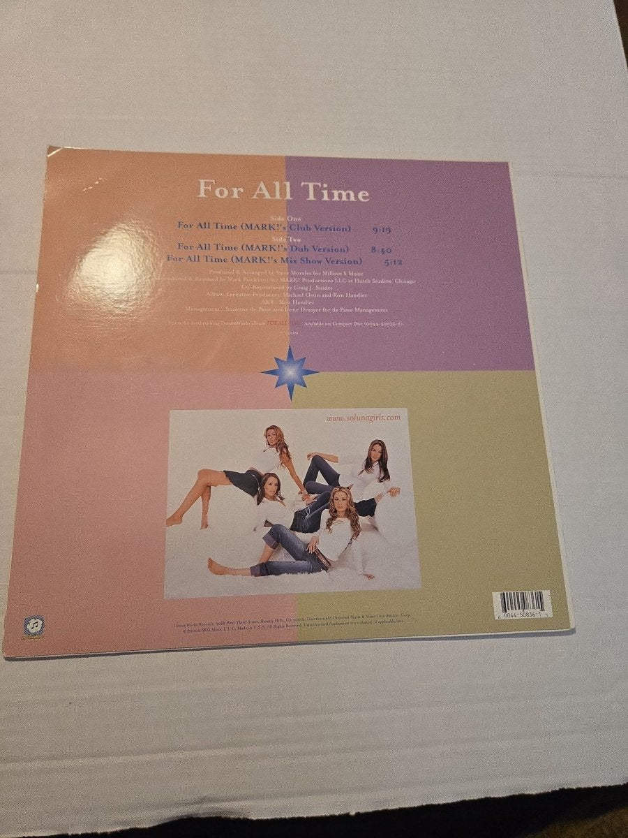 Soluna For All Time 12" Near Mint Vinyl - Vinyl - ThrowbackBuys -Amanda's Awesome Finds