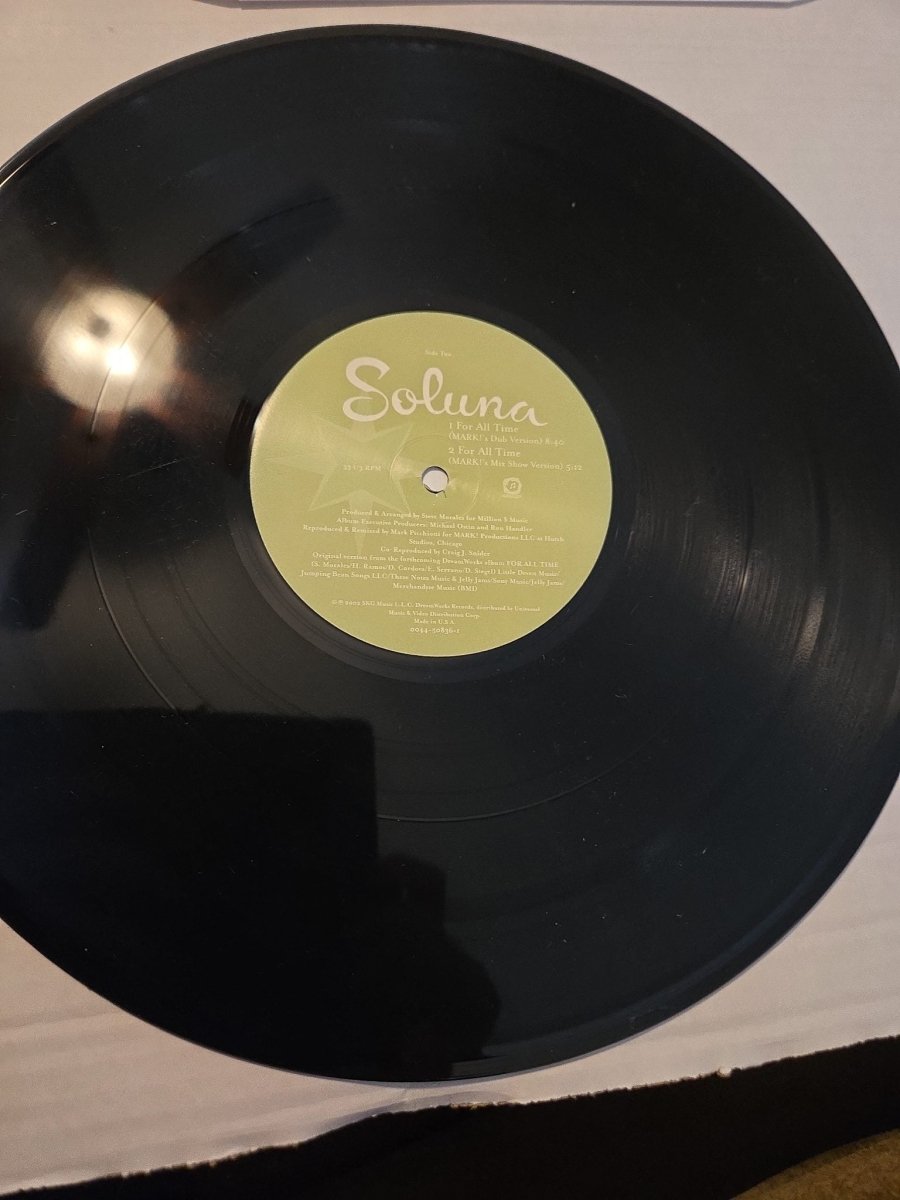 Soluna For All Time 12" Near Mint Vinyl - Vinyl - ThrowbackBuys -Amanda's Awesome Finds