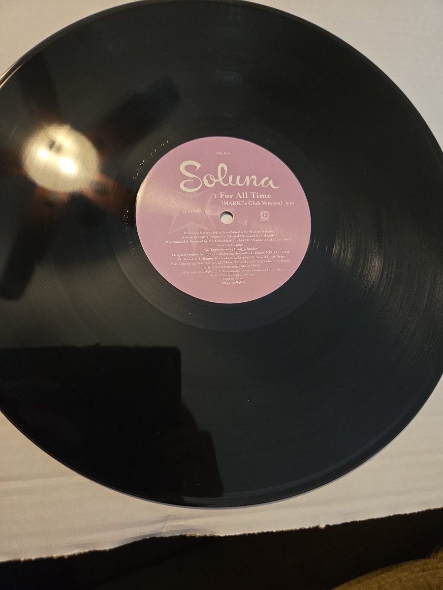 Soluna For All Time 12" Near Mint Vinyl - Vinyl - ThrowbackBuys -Amanda's Awesome Finds