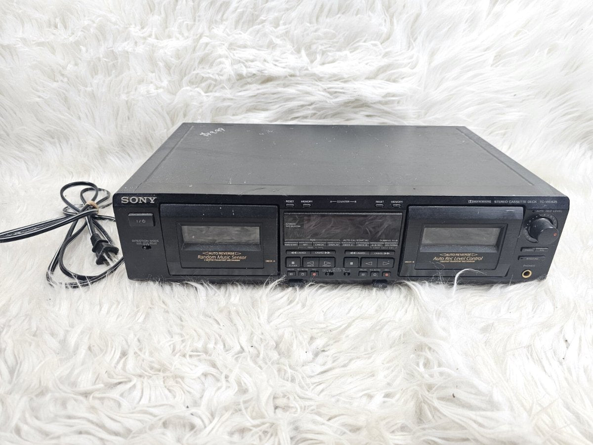 Sony Stereo Rare Cassette Deck TC - WE625 Dual Cassette, Auto Record - Home Audio Systems - ThrowbackBuys - The Thrifty Gypsyy Shop