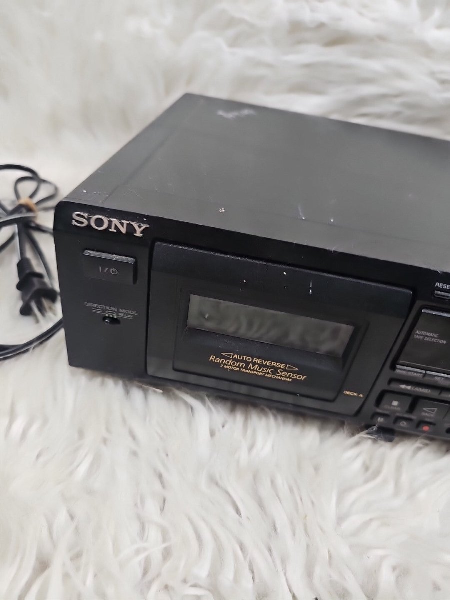 Sony Stereo Rare Cassette Deck TC - WE625 Dual Cassette, Auto Record - Home Audio Systems - ThrowbackBuys - The Thrifty Gypsyy Shop