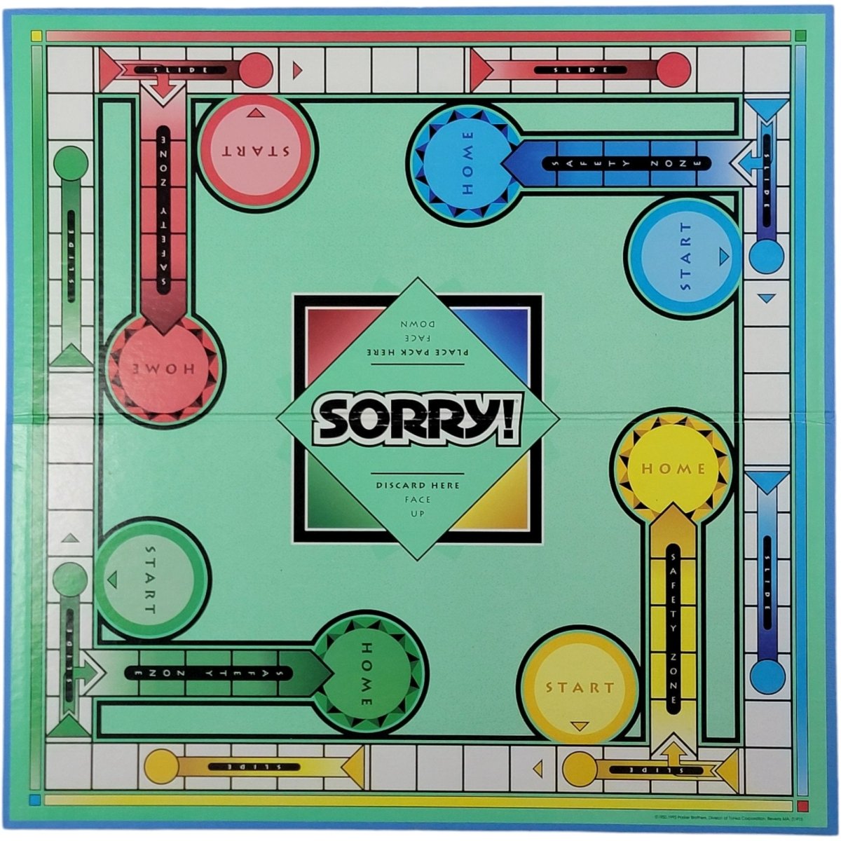 Sorry Parker Brothers Slide Pursuit Game No. 00390 - 1992 COMPLETE** - Board Games - ThrowbackBuys - A N E 1 Stop Shop